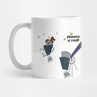 Science is Real Astronomy Robots Mug